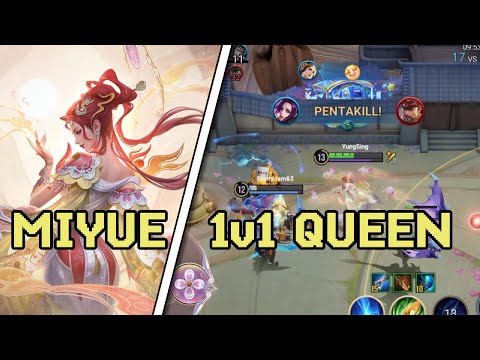 Mi Yue VS  Lian Po | Pentakill OP Clash Lane Hero | Honor of Kings Mi Yue Build