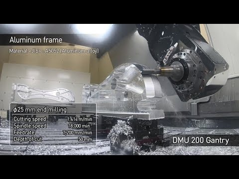 DMG MORI DMU 200 Gantry　アルミニウムフレーム / Aluminum frame