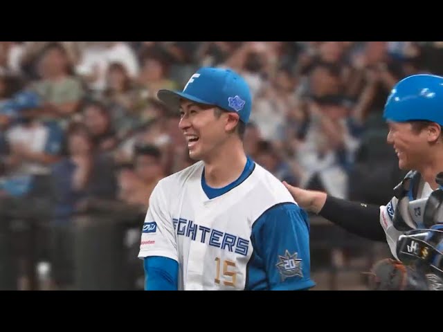 【9回表】今季2度目の完封!! ファイターズ・上沢直之 9回114球7奪三振で8勝目!! 2023年9月1日 北海道日本ハムファイターズ 対 オリックス・バファローズ