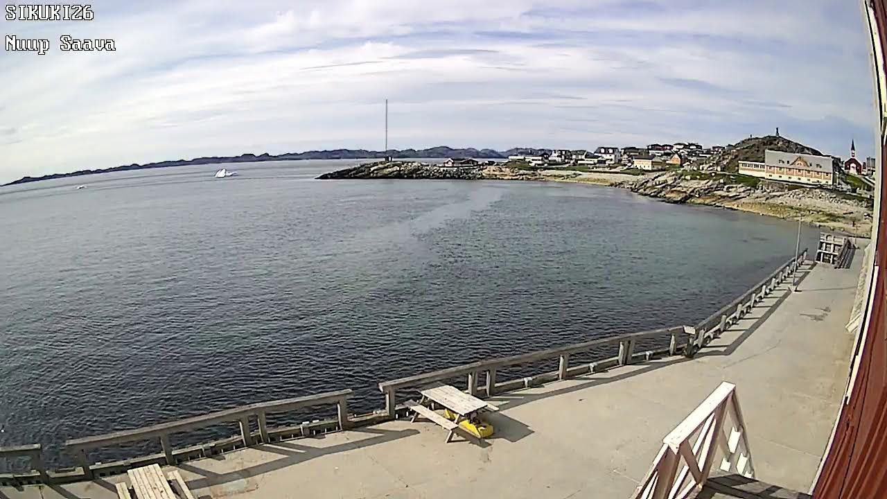 Live webcam view of Nuuk Harbour View