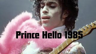 Prince "The Story Of The Song Hello" 1985