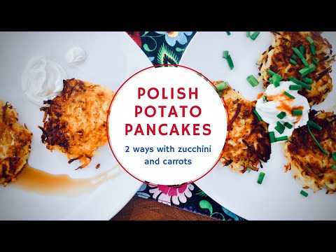 Polish Potato Pancakes made 2 WAYS| Placki ziemniaczane na dwa sposoby - how to make polish recipes