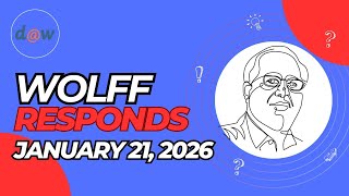 Wolff Responds: "Converting Allies Into Enemies" Dated January 21, 2026