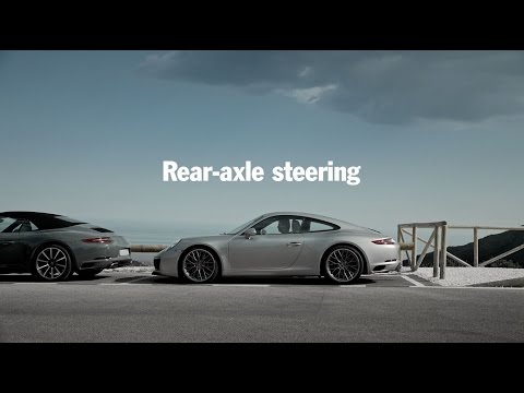 ¿Cómo funciona la dirección del eje trasero de Porsche?