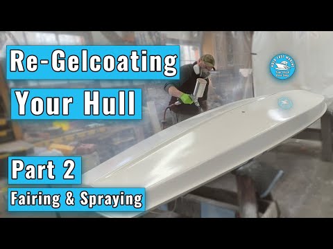 Re-gelcoating your hull - PART 2 - fairing and spraying- [restoration of a sunfish sailboat]