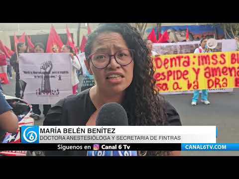 Video: Colectivos exigen la reinstalación de doctora inscrita al IMSS bienestar por despido injustificado