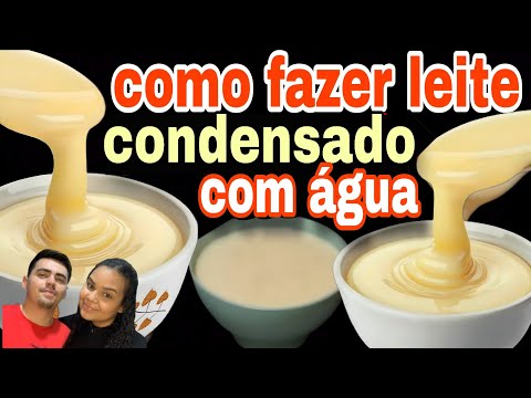 LEITE CONDENSADO CASEIRO ECONOMIA DE 100% FAÇA COM ÁGUA RÁPIDA E FÁCIL