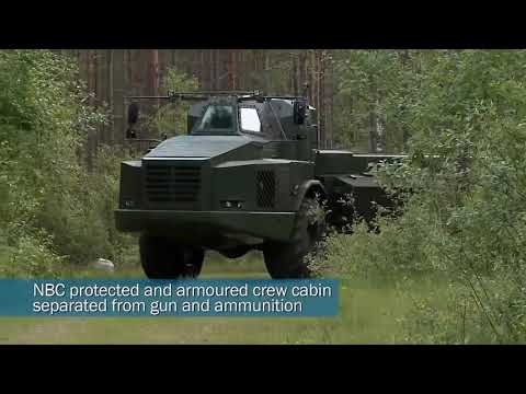 Archer FH77 BW L52  155mm Self-Propelled Howitzer by BAE Systems Bofors