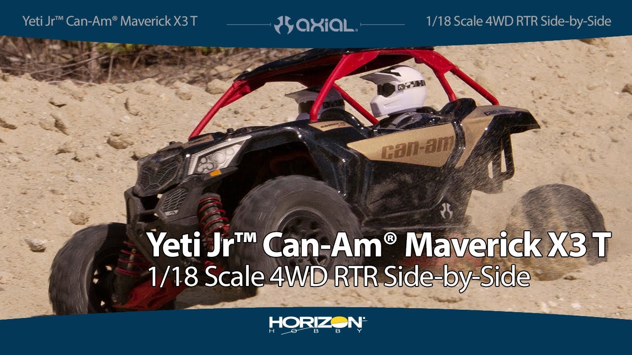 Axial Yeti Jr. Can-Am Maverick 4WD 1:18 RTR