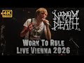 Napalm Death - Work To Rule - Live Arena Wien - 12.02.2026 - Vienna 4K