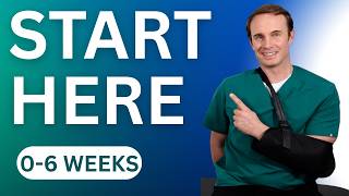 Just had shoulder surgery? FIRST 6 WEEK PLAN (reduce stiffness, pain, weakness)