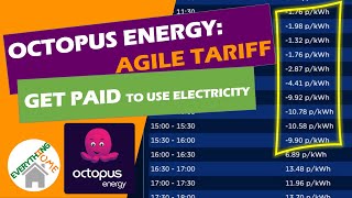 Octopus Energy: Agile Tariff - Get Paid To Use Electricity! How It Works And How To Sign Up