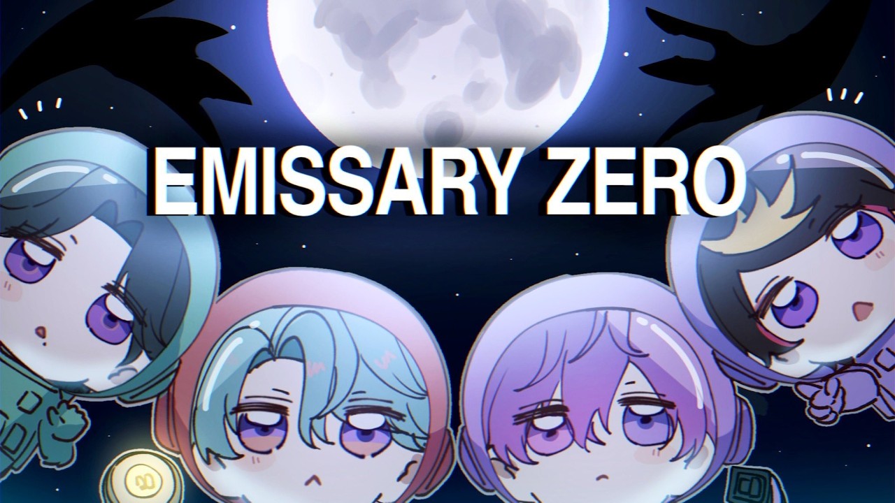 【Emissary Zero】 Shu Yamino goes to the moon with Freodore, Zeal Ginjoka, Uki Violeta wow moon armstr