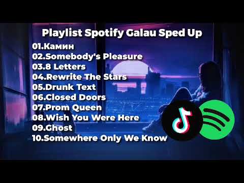 PLAYLIST SPOTIFY GALAU SPED UP + REVERB☕