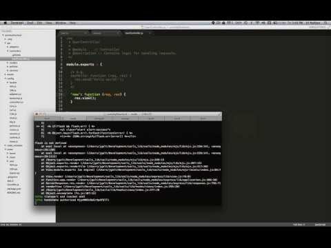 Building a Sails Application: Ep3 - Creating a user model/controller, sign-up page, sails blueprints
