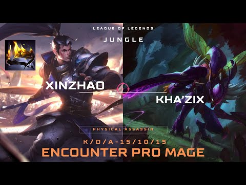 Xin Zhao vs Kha'Zix Jungle - Episode 32: Encounter Pro Mage