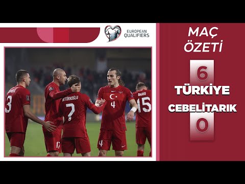 ÖZET | Bizim Çocuklar'dan gol şov... | Türkiye 6-0  Cebelitarık | 2022 Dünya Kupası Elemeleri