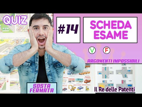 SCHEDA ESAME #14 - IMPOSSIBILE - SOSTA E FERMATA