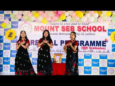 Kath ko Ghurra by class x girls during farewell ceremony 