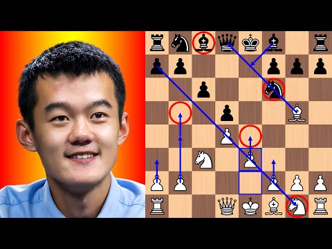 Ding Liren's beautiful Carlsbad victory vs Inarkiev