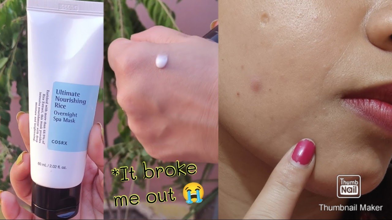 Miniatura da avaliação em vídeo de Máscara Facial Nourishing Rice Overnight Spa COSRX 60ml