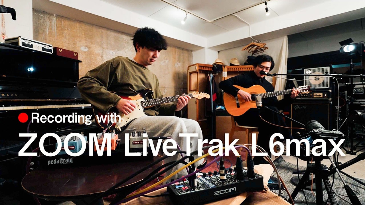 Recording with ZOOM LiveTrak L6max｜君島大空 × 西田修大 Special Live
