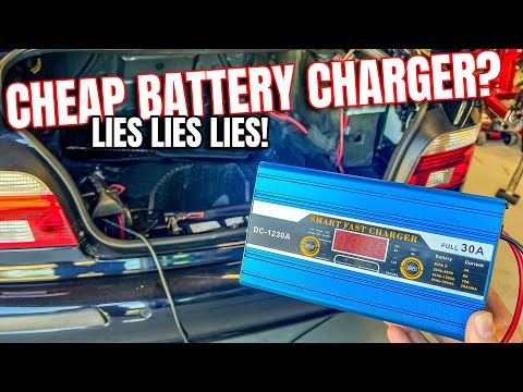CHEAP & POWERFUL 30amp Battery Charger Real Output Test: DC1230A