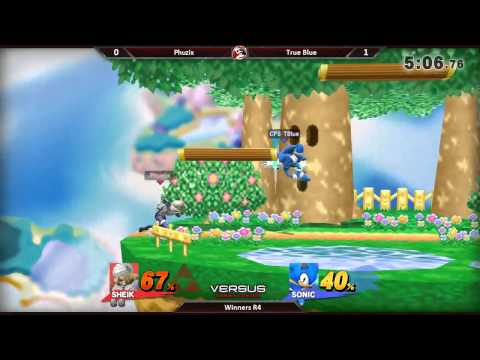 Versus Weekly 6/18/15 - Winners R4 - True Blue (Sonic) vs. Phuzix (Sheik) - Smash 4