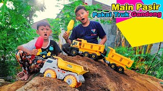 Download lagu Praya Main Truk Pasir Dan Prosotan Pasir🌈 Sampai Kotor🛝 mp3
