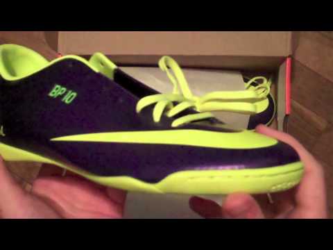 Nike Mercurical Victory IV IC "Hi-Vis" Electro Purple/Volt Black Unboxing