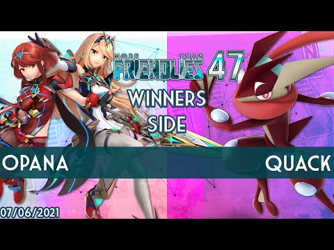 More Than Friendlies #47 - SSBU - Opana (Pyra/Mythra) vs. DAD | Quack (Greninja) - Winners Side