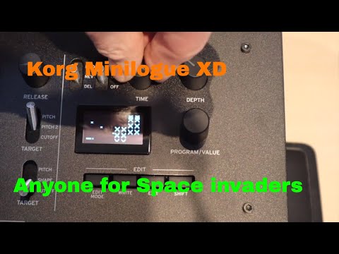 Korg Minilogue XD Synthesiser presets 1 to 20 + Game and Module