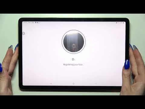 Samsung Galaxy Tab S8 - How To Setup Face Unlock