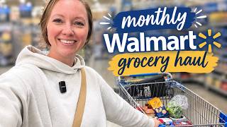 ON A BUDGET | Walmart Grocery Haul: Stocking Up For Back To School!