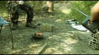 preview picture of video 'Claymore Mine teszt, Airsoft D44'