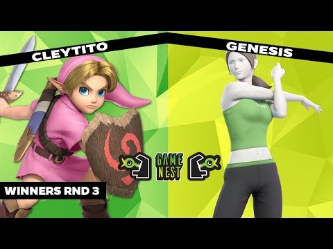 Game Nest Smash It Up: Cleytito (Young Link) vs Genesis (Wii Fit Trainer) - Winners Round 3