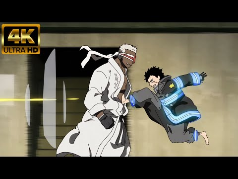 Shinra vs Charon 4K - Fire Force Season 2