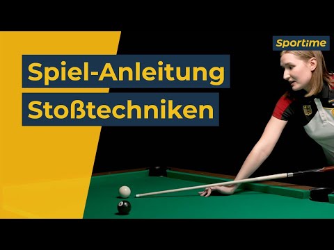 Game instructions: Billiards striking techniques