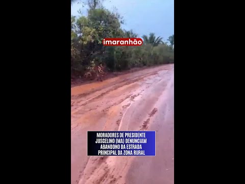 Moradores de Presidente Juscelino (MA) denunciam abandono da estrada principal da zona rural