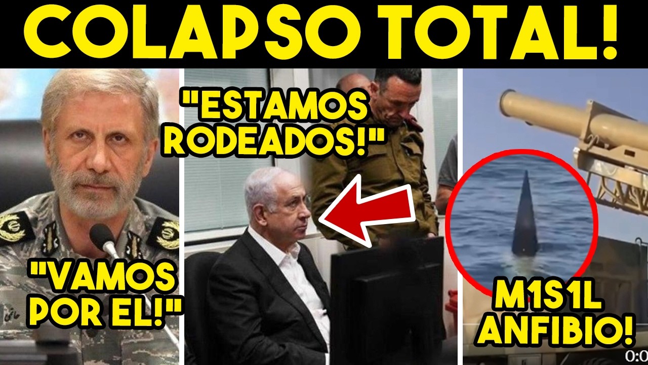 PANICO TOTAL! IRAN SACA APLANADORA, TRUMP SALE HUYENDO. ISRAEL SIN DINERO, NO HAY SALIDA
