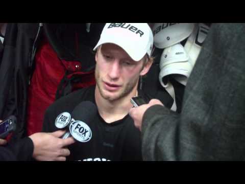 Carolina Hurricanes Jordan Staal after 3-2 loss to Canucks, 12/1/13