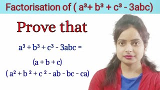 Download lagu prove that a³   b³  c³ - 3abc = ( a   b   c)  ( a²   b²   c ² - ab - bc  - ca ) mp3
