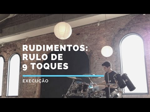 Aula de Bateria - Rulo de 9 - Confraria do Batera