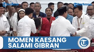 Momen Kaesang aat Salami Gibran seusai Resmi Terpilih jadi Cawapres, Langsung Cium Tangan Sang Kakak