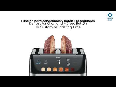 thumbnail video image 2 of Tostador Chefman  RJ31-SS-T-V2-MX, 2 of 8