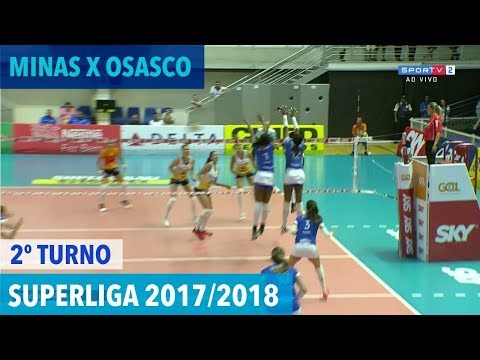 Minas x Osasco - Returno - Superliga de Vôlei Feminino 2017/2018