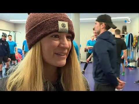 Les supporters des Rapaces avant la finale