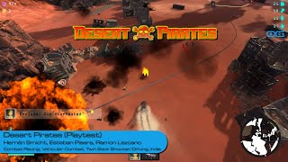 Desert Pirates: A Roguelike Car Shooter in a Mad Max Setting (Playtest Gameplay)
