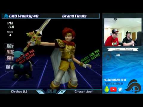 CMU Weekly 8 Grand Finals - Dirtboy (Squirtle) vs. Chosen Juan (Marth/Roy)