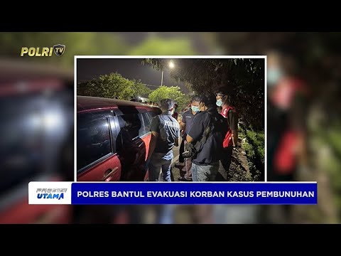 POLRES BANTUL EVAKUASI KORBAN MENINGGAL DALAM MOBIL